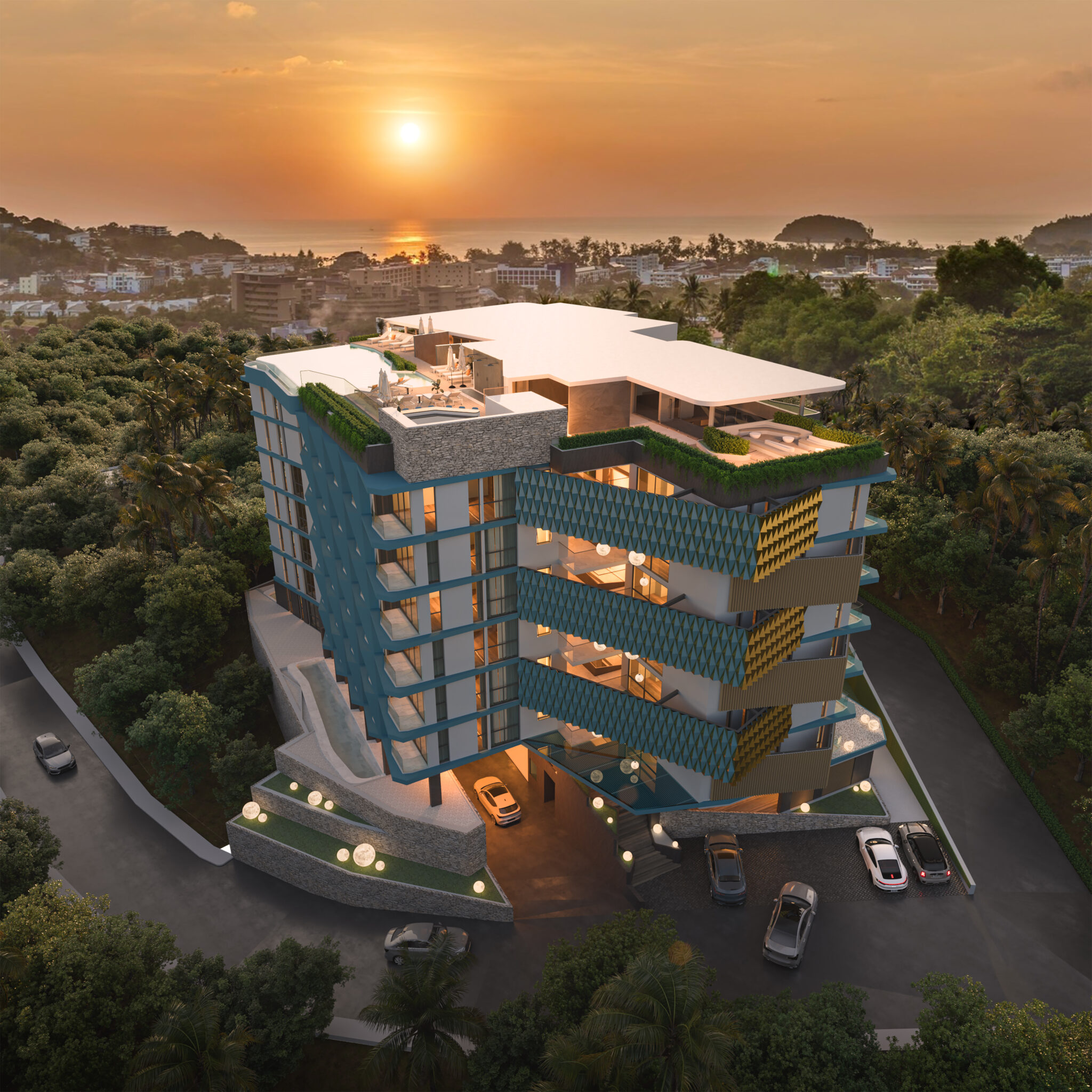 Ashiyana Heights Kata Beach | Condomini Vista Mare in Vendita
